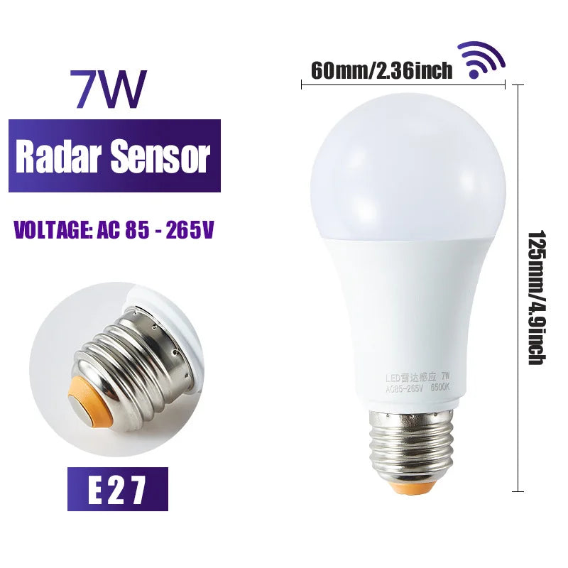 DecorBites™ Dusk to Dawn Outdoor LED Wall Lamp for Porch with Radar Motion Sensor