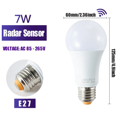 DecorBites™ Dusk to Dawn Outdoor LED Wall Lamp for Porch with Radar Motion Sensor