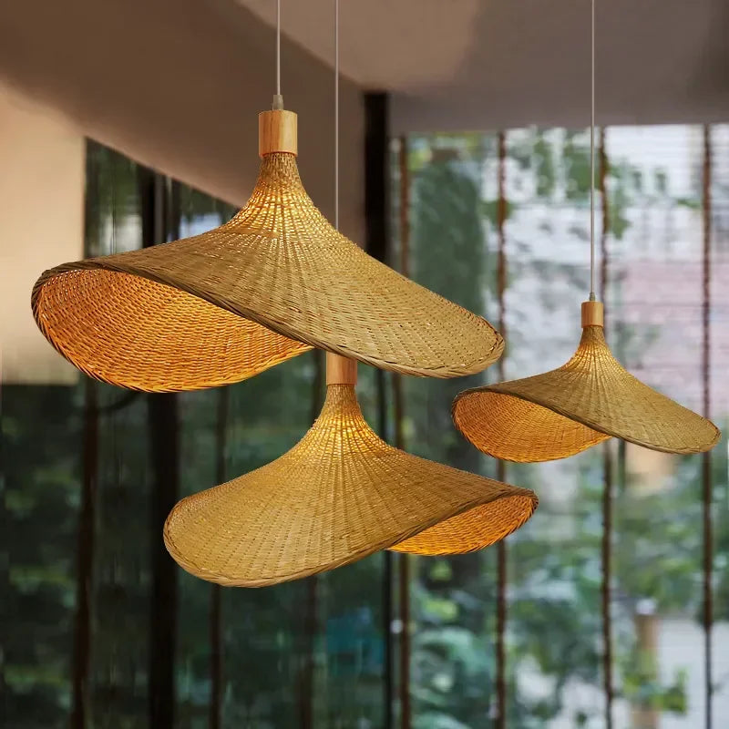 Bamboo Farmhouse Chandelier