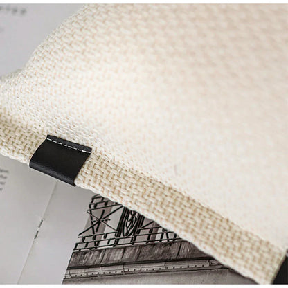 DecorBites™ Beige Textured Pillow Cover Abstract Design 45x45, Lumbar Support & Decor Accessory