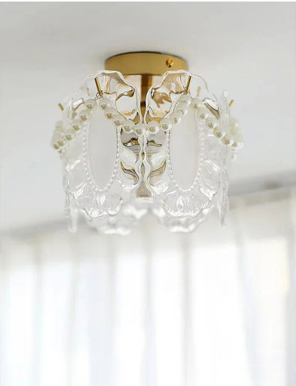 DecorBites™ Glass Shade Ceiling Light - Modern Minimalist Balcony Decor