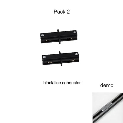 DecorBites™ Aluminum Track Rails for LED Spotlights with T-L Connector