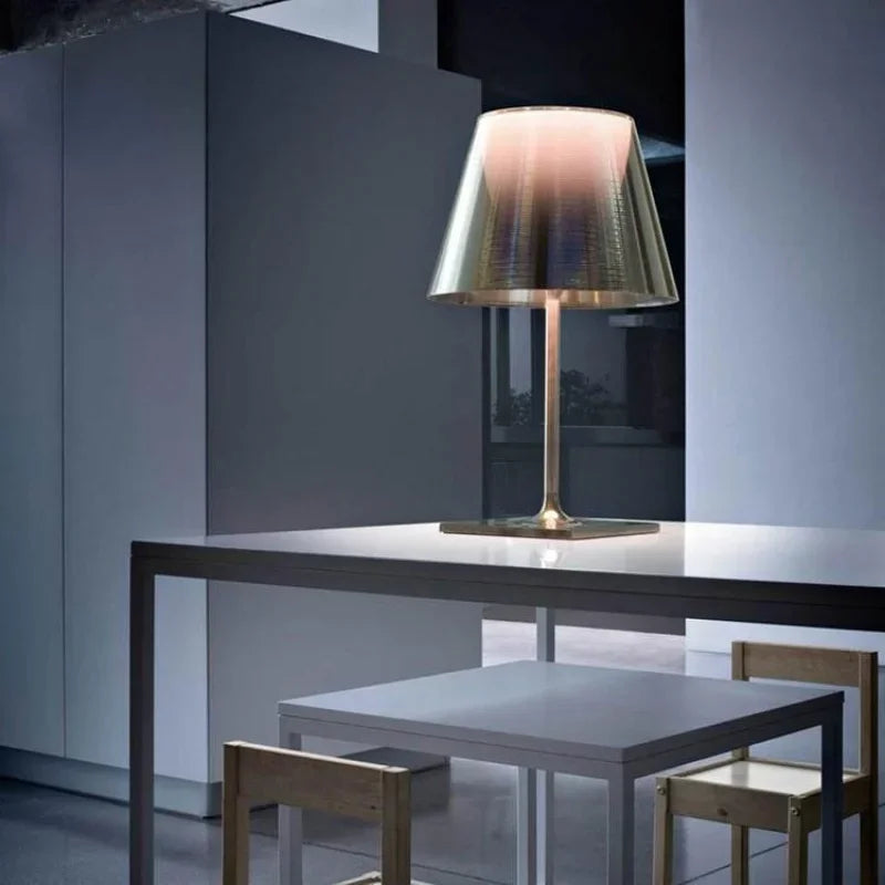 Chrome Designer Table Lamp