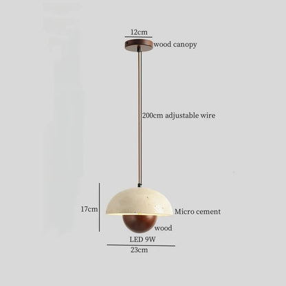 DecorBites™ Cement LED Pendant Lights for Bedroom Living Room Kitchen House Decor