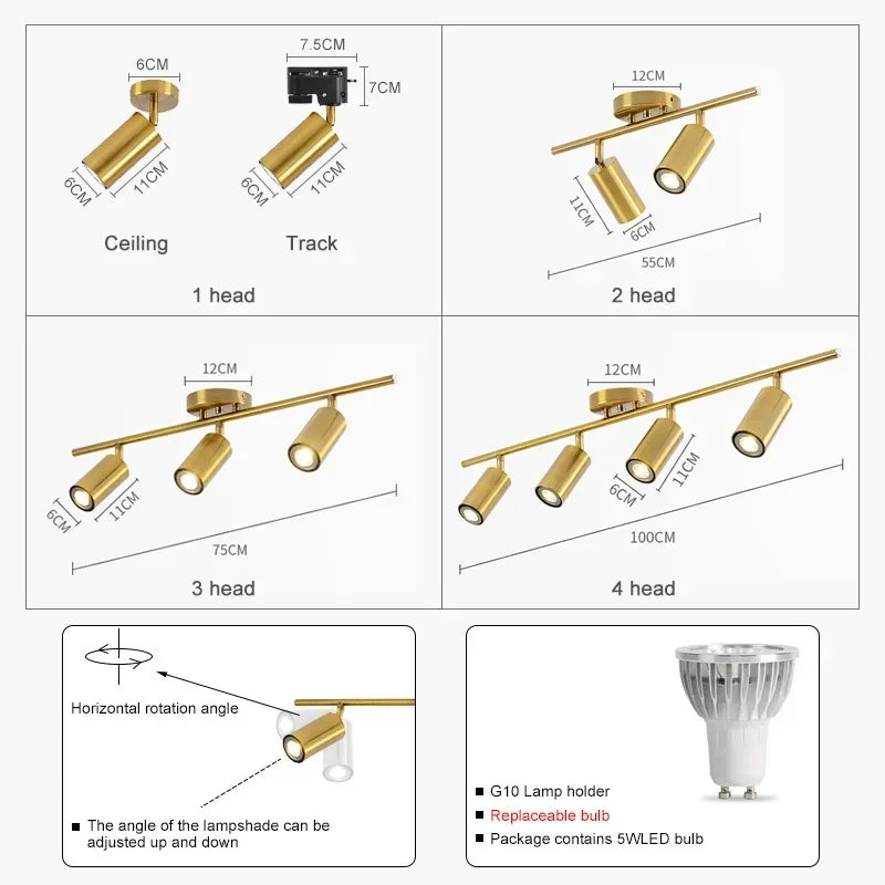 DecorBites™ مصباح سقف LED قابل للتعديل لإضاءة خلفية غرفة الطعام والمطبخ وغرفة النوم