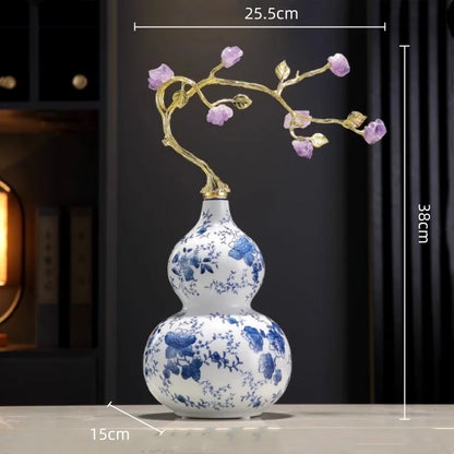 DecorBites™ Gourd Ornament Ceramic Handicrafts Home Decor Accessories