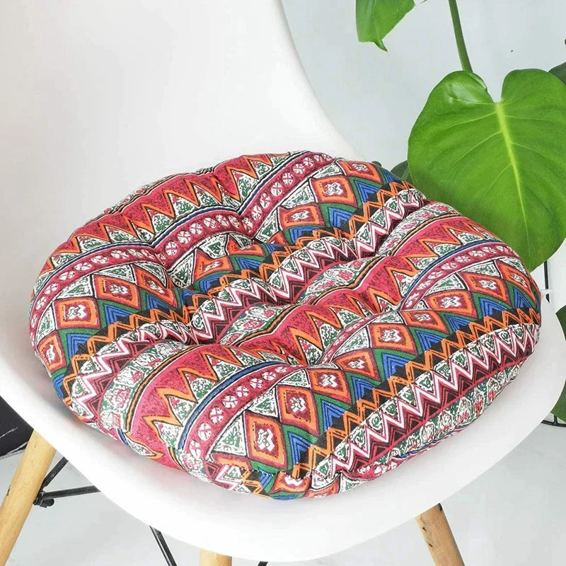 DecorBites™ Bohemian Mandala Meditation Cushion Pouf for Living Room, Kids & Adults