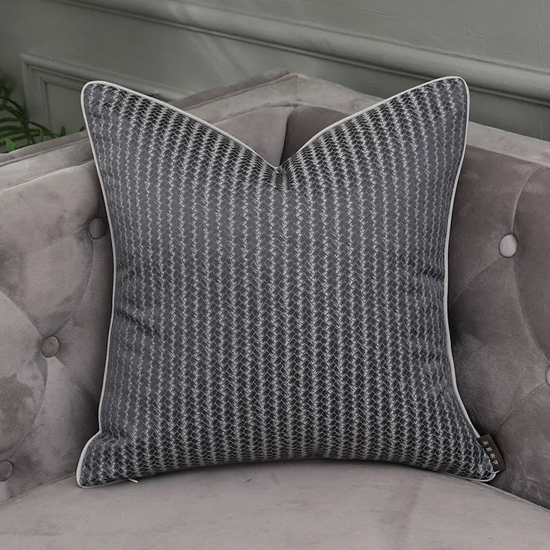 Fundas de almohada lumbar DecorBites™ de satén dorado esmerilado - Fundas de cojín de sofá de lujo