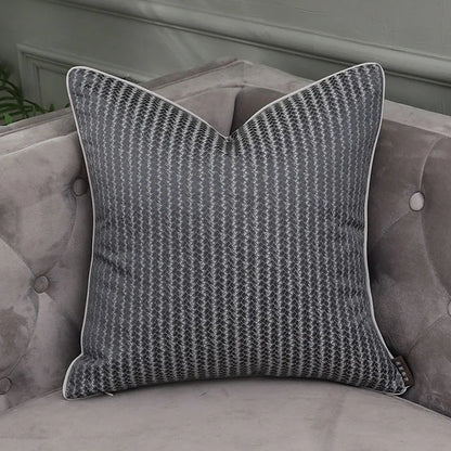 Fundas de almohada lumbar DecorBites™ de satén dorado esmerilado - Fundas de cojín de sofá de lujo