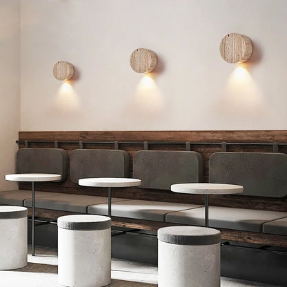 DecorBites™ LED Stone Wall Lamp Sconce, Modern Nordic Design for Living Room, Coffee, Corridor