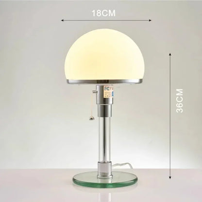 DecorBites™ Glass Table Lamp - Modern Nordic Design for Bedroom and Living Room