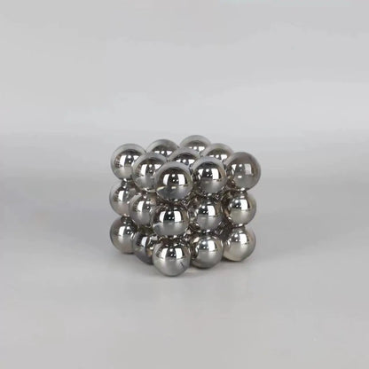 ديكور بايتس™ - مكعبات كرات زجاجية بلورية هندسية لتزيين المنزل