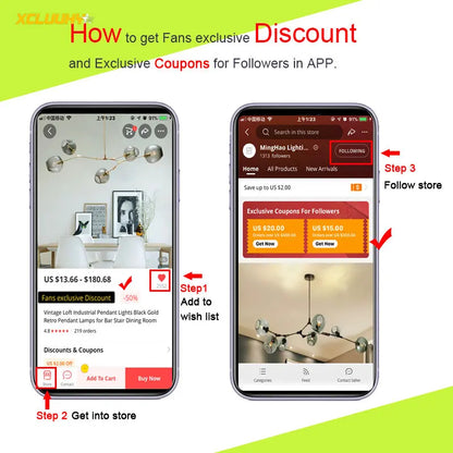 Lámpara de techo LED geométrica DecorBites™ para espacios modernos