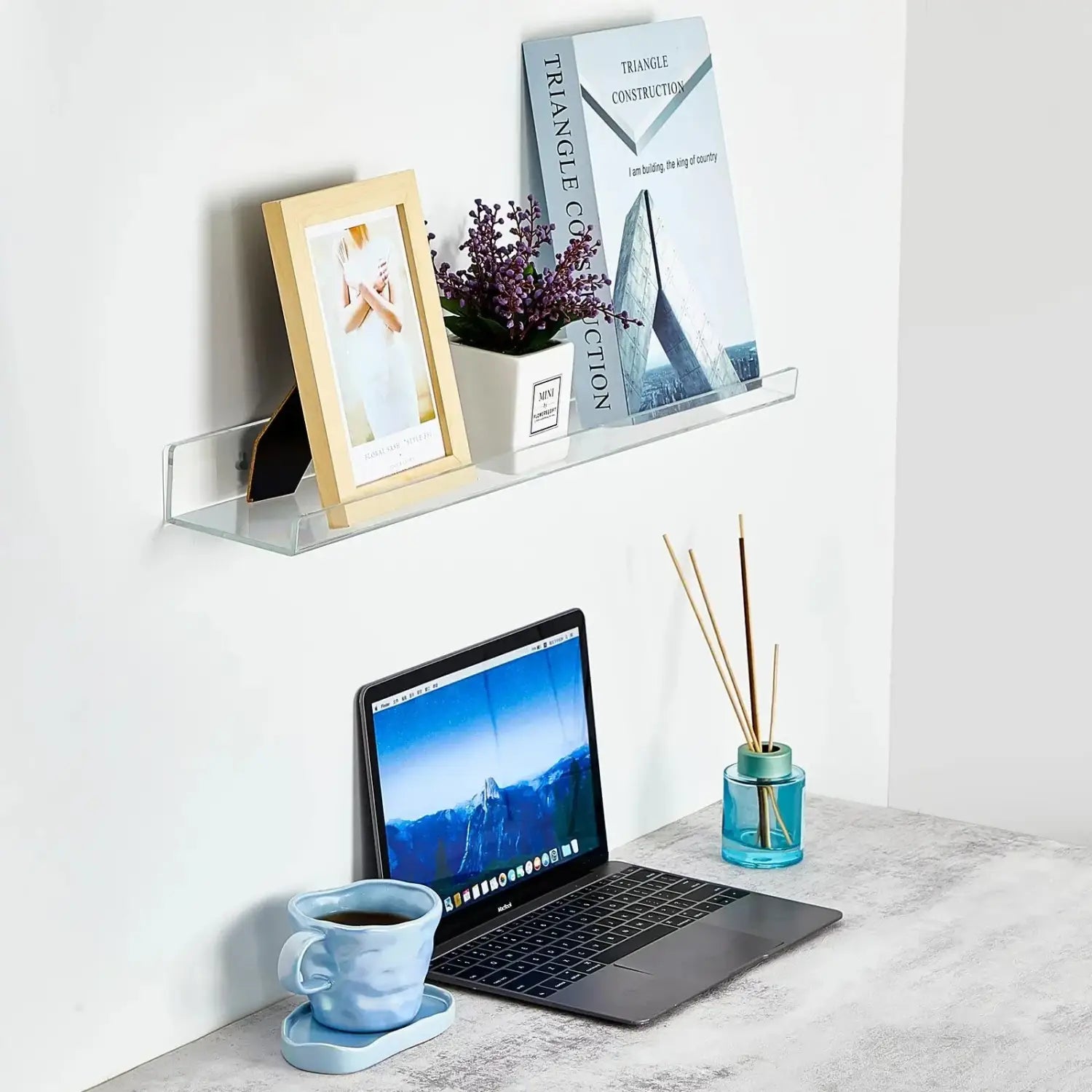 Decorbites™ Acryl-Wandregal-Organizer für die Wohnraumausstattung