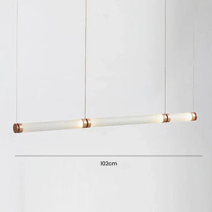 Lámpara de techo colgante LED DecorBites™ Luna de tubo de vidrio para cocina, comedor o escalera