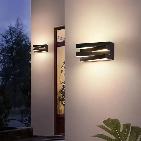 DecorBites™ Alumunim IP65 Outdoor Wall Lamp Sconce for Villa Porch Gate Lighting