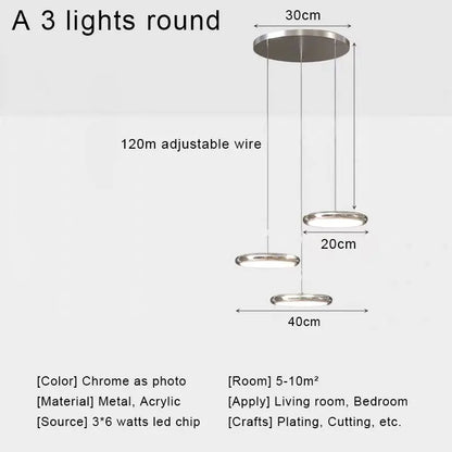 DecorBites™ LED Pendant Lights for Kitchen Dining Room Home Decor