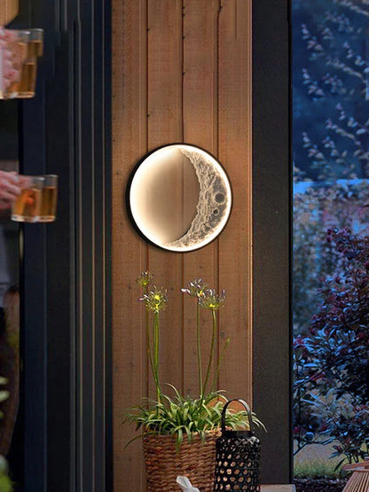 Lámpara de pared DecorBites™ Crescent para iluminación interior y exterior de terrazas, jardines y paisajes