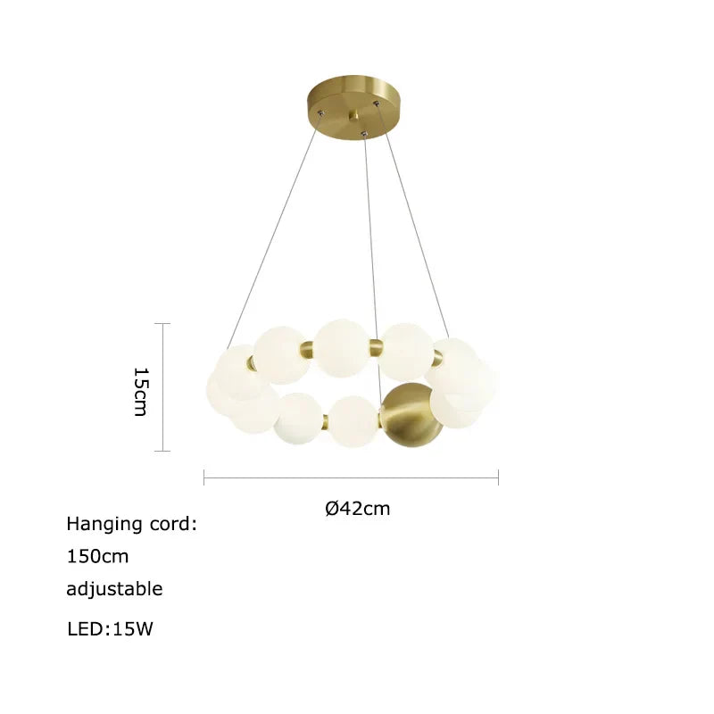 DecorBites™ LED Chandelier Necklace Lighting for Dinning Room