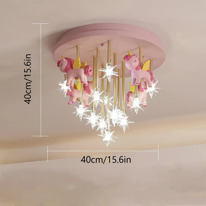 DecorBites™ Anime Animal Ceiling Light for Kids' Room Decor