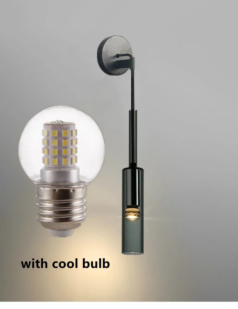 DecorBites™ LED Glass Wall Lamps for Living Room Bedroom Lighting, Modern Indoor Hotel Fixture