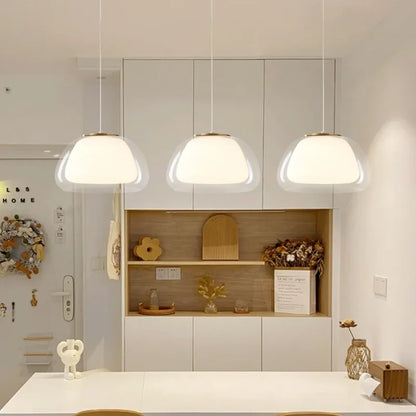 DecorBites™ LED Jelly Glass Pendant Light for Living Room Kitchen Dining Table