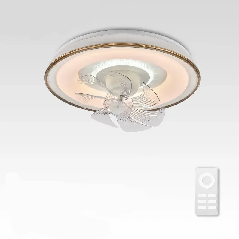 Decorbites™ LED-Deckenventilatorleuchten mit Fernbedienung - Drei Farben, dimmbar für Schlafzimmer-Wohnzimmer