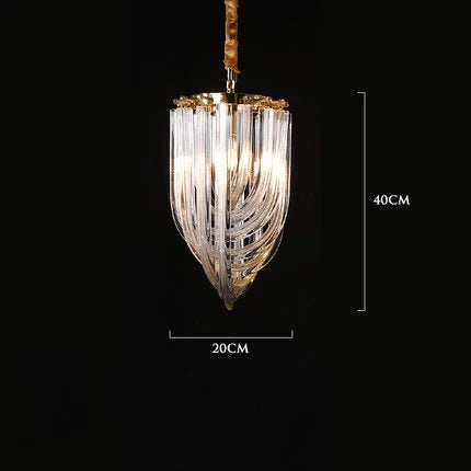 DecorBites™ LED Postmodern Gold Silver Chandelier Lighting for Foyer
