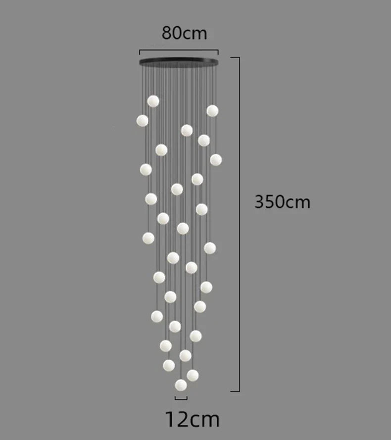 DecorBites™ LED Ceiling Lamp Chandelier: Modern Decorative Lighting for Bedroom and Dining Room