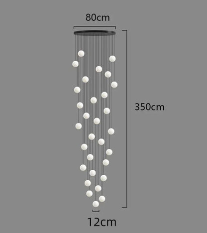 DecorBites™ LED Ceiling Lamp Chandelier: Modern Decorative Lighting for Bedroom and Dining Room