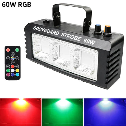 Luces Estroboscópicas LED Decorbites™ con Control Remoto para Iluminación de Escenario de Fiesta