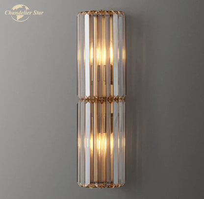 DecorBites™ Crystal LED Wall Sconce for Living Room, Bedroom, Bathroom - Modern Indoor Lighting