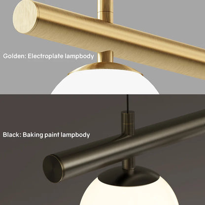 Lámpara colgante lineal LED DecorBites™ para el hogar, moderna y minimalista, ideal para la sala de estar.