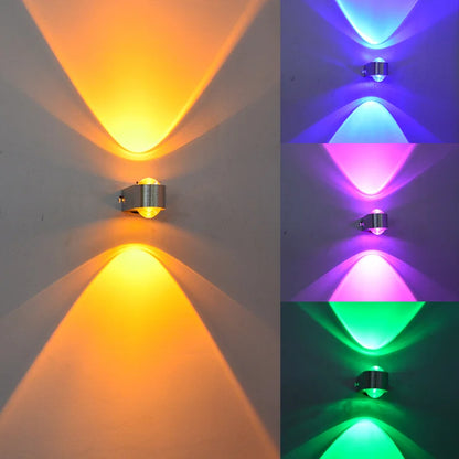 DecorBites™ LED Wall Lamp Up/Down Light Aluminum Sconce Bedroom Decor Acrylic Abajur