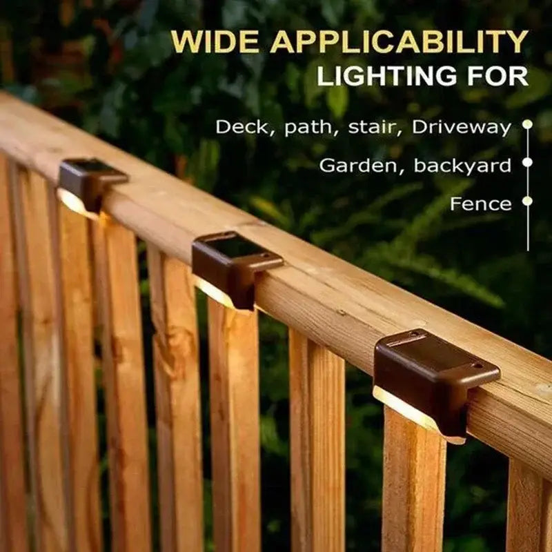 Conjunto de Luces LED Solares para Escaleras Exteriores Decorbites™