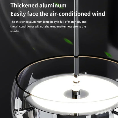 DecorBites™ Glass Dining Pendant Light: Modern Minimalist Table Decor for Home Lighting