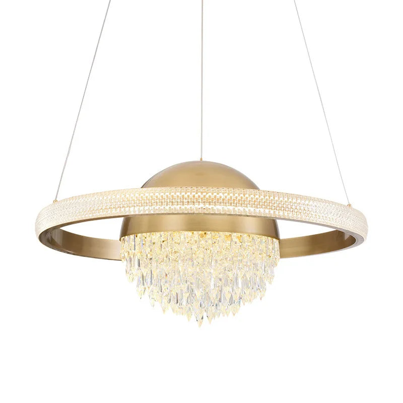 Lámparas colgantes DecorBites™ Crystal Copper: Elegante diseño nórdico para una decoración de lujo en comedores y dormitorios.