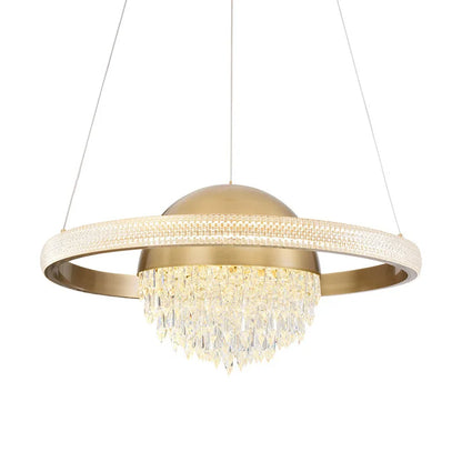 Lámparas colgantes DecorBites™ Crystal Copper: Elegante diseño nórdico para una decoración de lujo en comedores y dormitorios.