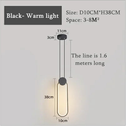 DecorBites™ Luxe Nordic Circle Lamp for Home Decor & Ambiance
