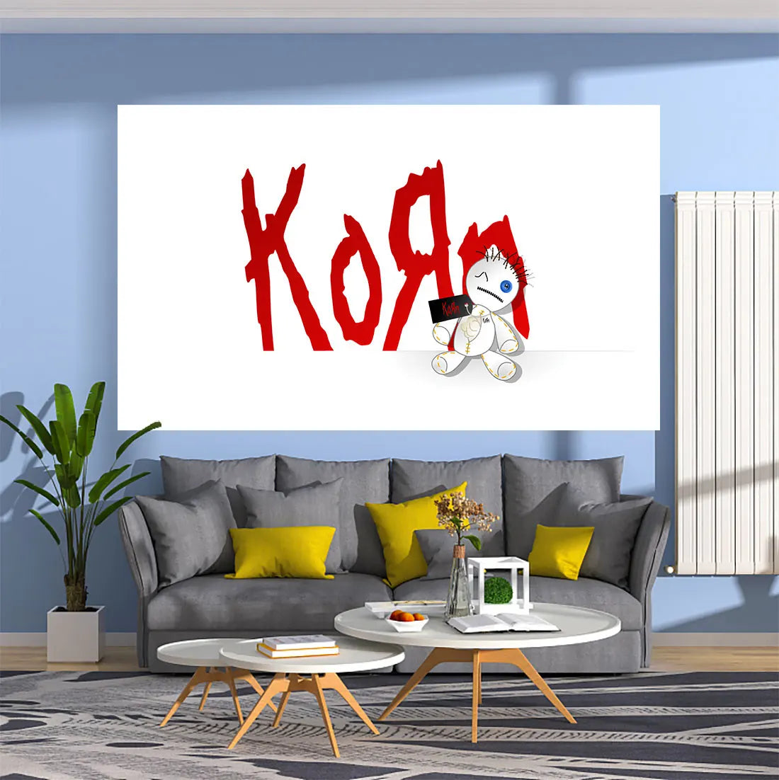 Decorbites™ KORNS Band-Tapisserie: Vintage-Schlafzimmer-Dekoration Ästhetische Raumkunst