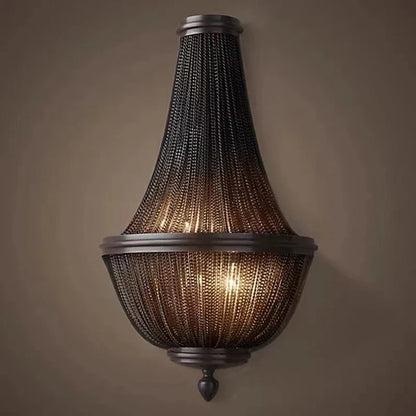 ثريا السقف السوداء المُزخرفة بشراشيب من DecorBites™: ديكور منزلي قابل للتعتيم لغرفة المعيشة