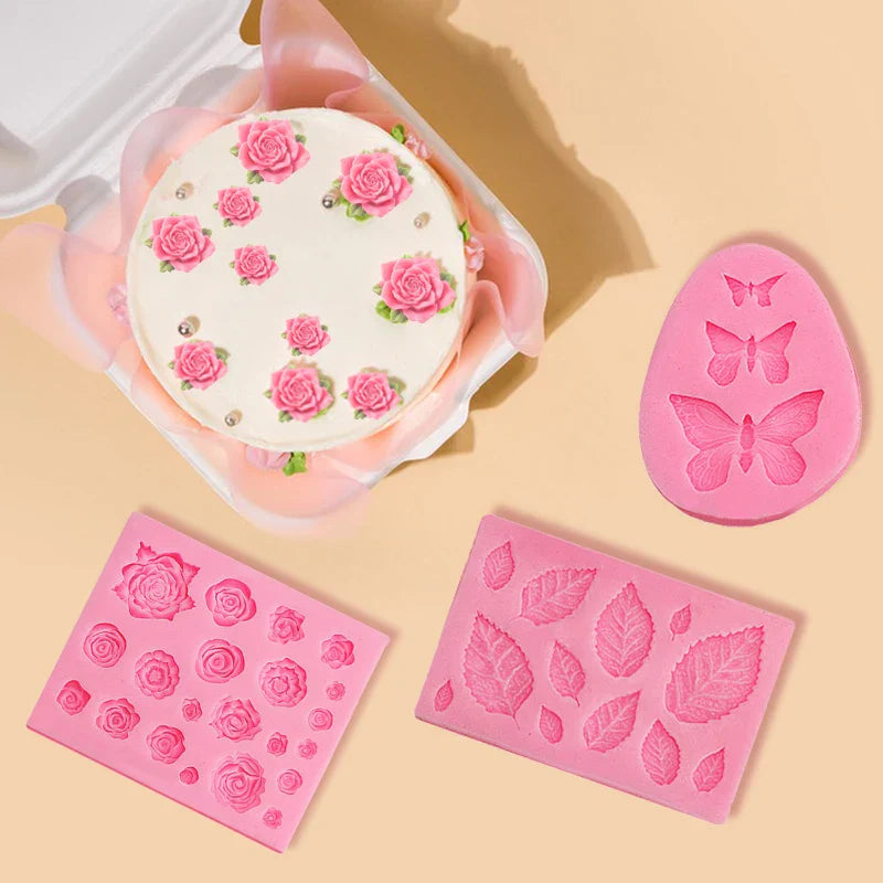 DecorBites™ Butterfly Silicone Fondant Mold Cake Decorating Chocolate Mould Wedding Decor D0101