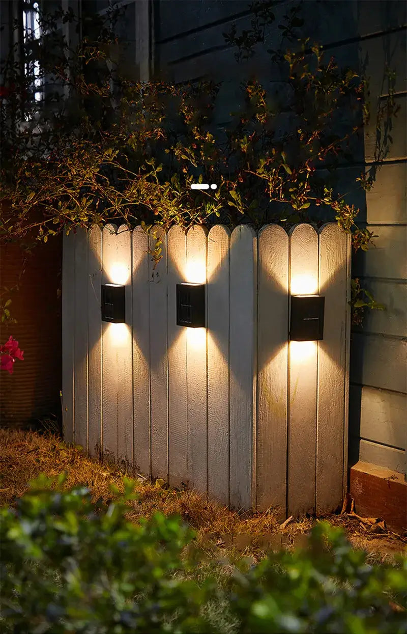 DecorBites™ Solar LED Outdoor Wall Light