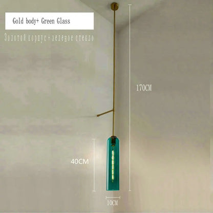 DecorBites™ E27 Glass Wall Light in Smoke Gray Amber Milky White Green for Bedroom Living Room