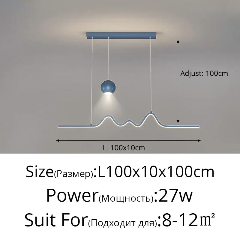 DecorBites™ LED Pendant Lights Modern Hanging Lamp Dining Kitchen Island Decor