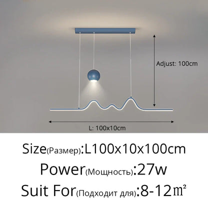 DecorBites™ LED Pendant Lights Modern Hanging Lamp Dining Kitchen Island Decor