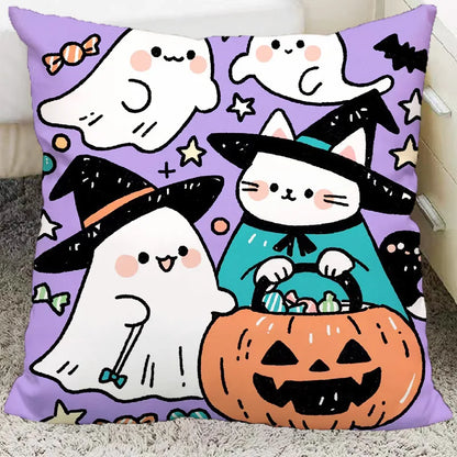 DecorBites™ Halloween Plush Cartoon Pillow for Living Room and Bedroom, Festive Decoration
