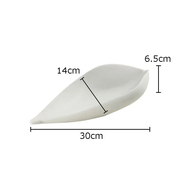 DecorBites™ Leaves Tray Jewelry Stand - Multicolour Earrings & Necklace Display Plate