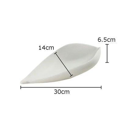 DecorBites™ Leaves Tray Jewelry Stand - Multicolour Earrings & Necklace Display Plate