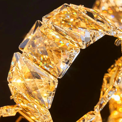 Lámpara colgante de cristal DecorBites™ para escalera, sala de estar o interior